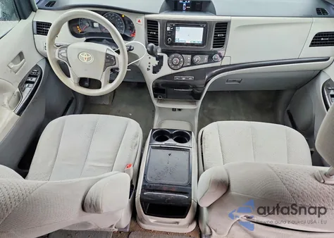 2012 Toyota Sienna Le 7-Passenger из США, поврежденный, VIN 5TDJK3DC0CS041945